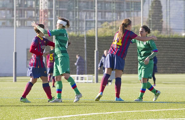 FC Barcelona women's football match — Stock Photo, Image