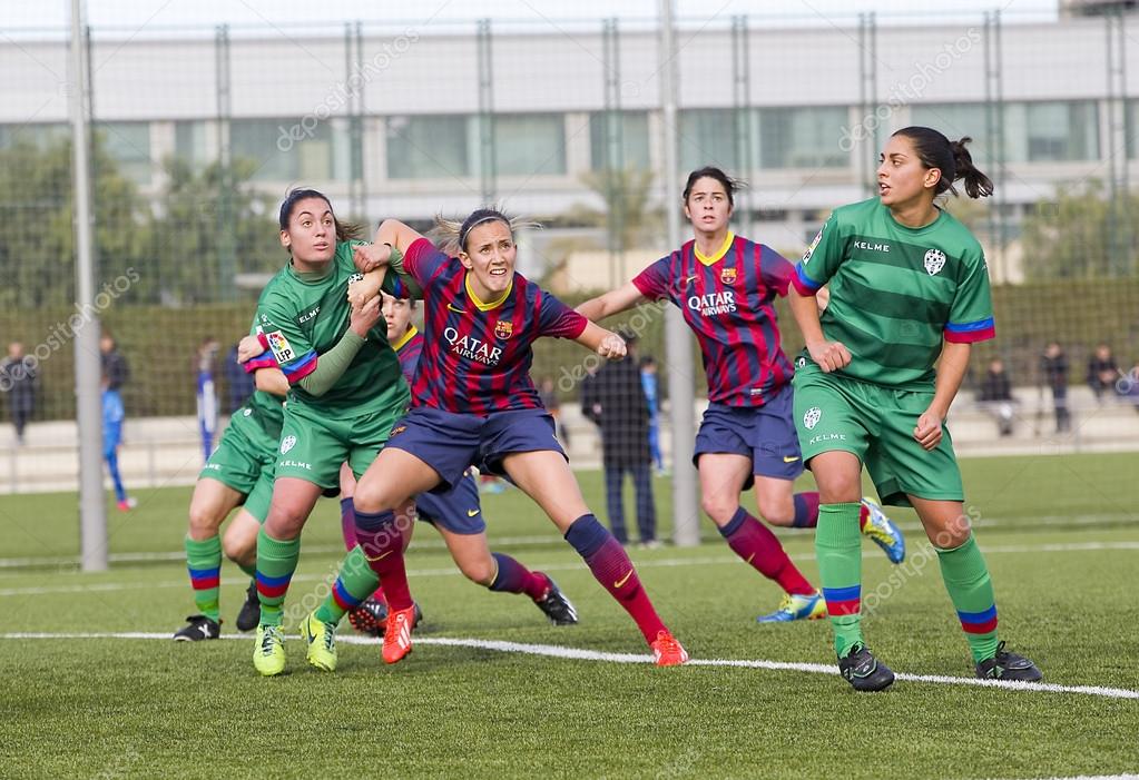 fc バルセロナのサッカー試合の女性 - ストック編集用写真©natursports＃37695155