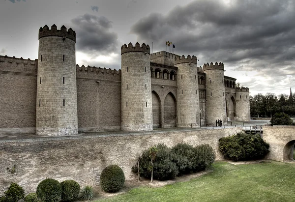 Aljaferia Palace, Сарагоса — стоковое фото