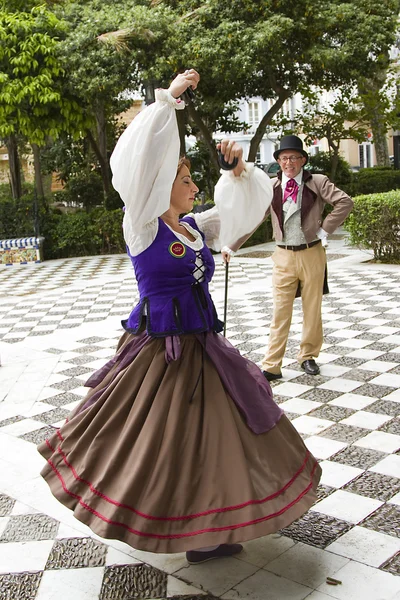 Dança tradicional em Cádiz — Fotografia de Stock