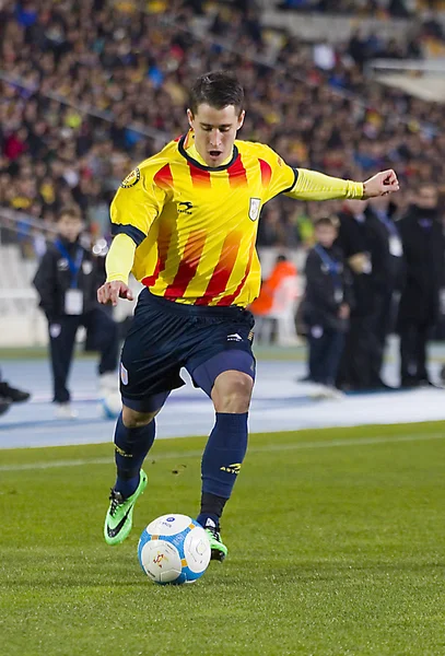 Bojan krkic - Kataloniens herrlandslag i fotboll — Stockfoto