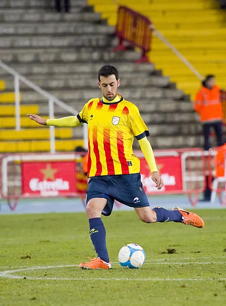 Sergio busquets - Catalonië voetbalelftal Stockfoto