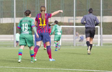 Kadınlar futbol maç fc barcelona vs levante