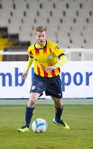 Oriol rosell - Catalonië voetbalelftal Rechtenvrije Stockfoto's