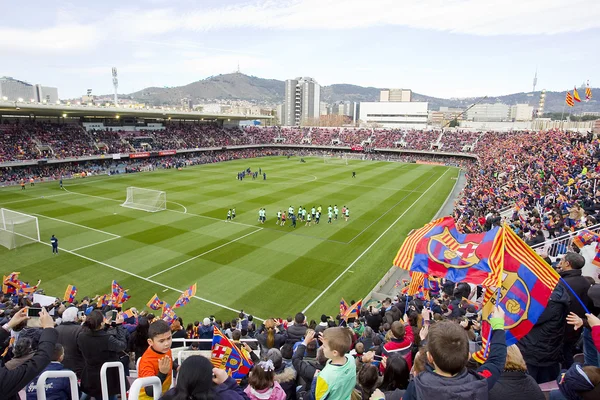 Fc barcelona miniestadi stadion — Stockfoto