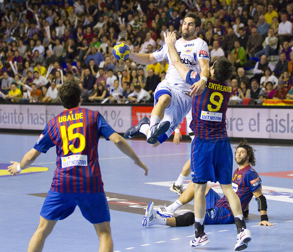 Handball match FC Barcelona vs Montpellier