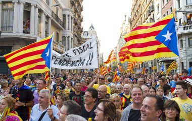 Barcelona, İspanya protesto