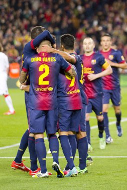 FC barcelona gol kutlaması