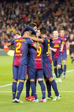 FC barcelona gol kutlaması