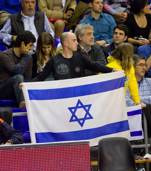 Maccabi Tel Aviv apoiante — Fotografia de Stock