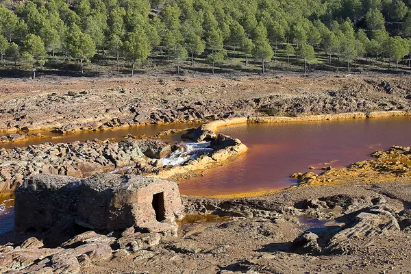 Rio tinto, Іспанія — стокове фото