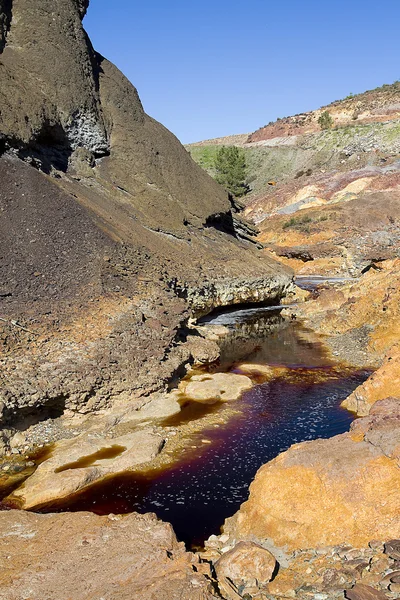 Rio tinto, Іспанія — стокове фото