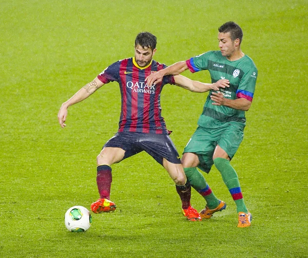 Fabregas in actie — Stockfoto