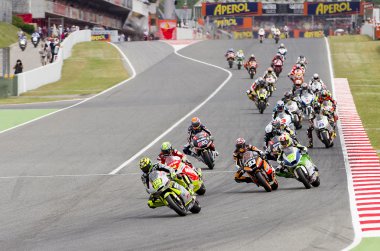 Moto Grand Prix race clipart