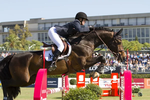 Salto a caballo - Athina Onassis —  Fotos de Stock