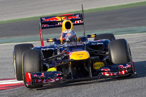 Sebastian Vettel de Red Bull F1 — Foto de Stock