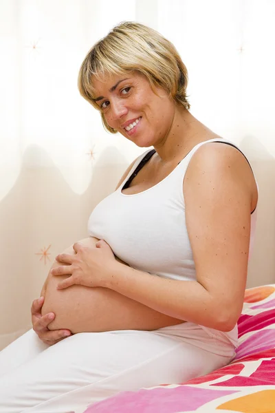 Mujer embarazada. — Foto de Stock