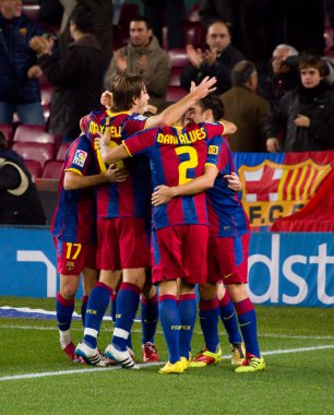 FC barcelona gol kutlaması