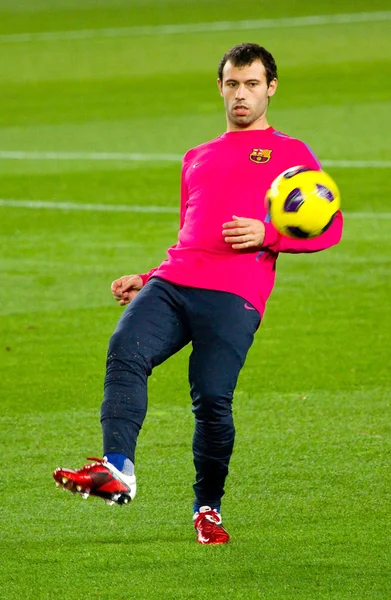 Mascherano of FC Barcelona — Stock Photo, Image