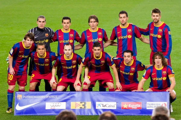 FC Barcelona equipe — Fotografia de Stock