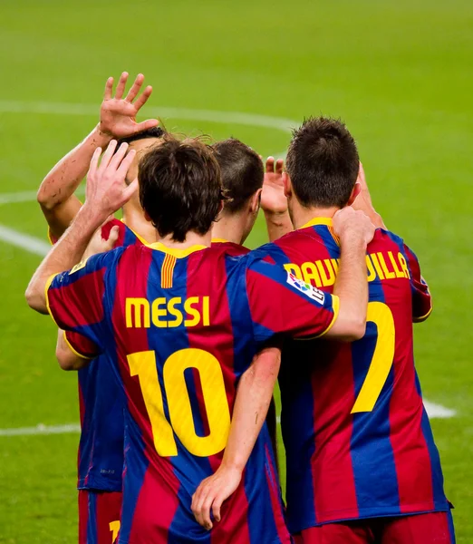 FC Barcelona goal celebration — Stock Photo, Image