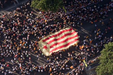 catalonia Bağımsızlık için gösteri