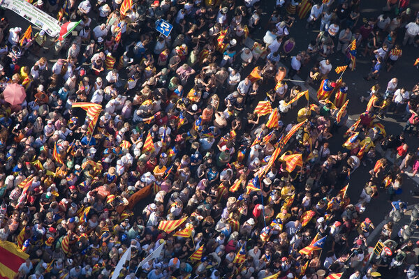 Demonstration for Catalonia independence