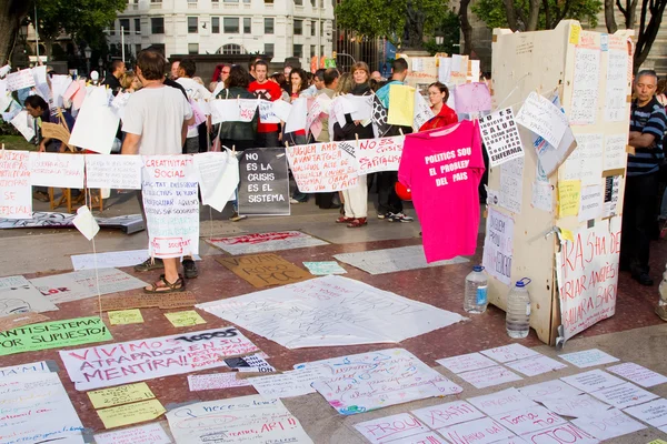 Spanish Revolution days — Stock Photo, Image