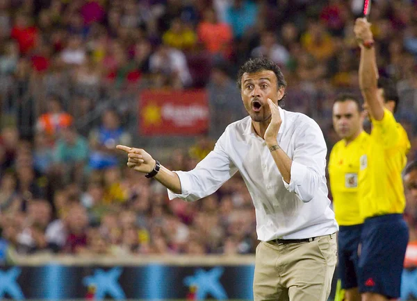 Luis Enrique of FC Barcelona — Stock Photo, Image