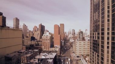 Skyline new york havadan görünümü