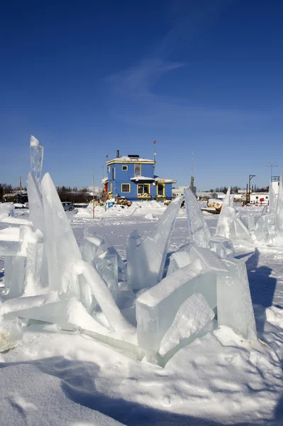 Buz heykel — Stok fotoğraf