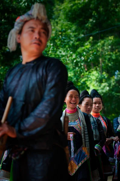 Retrato del hombre de Miao Nacionalidad — Foto de Stock