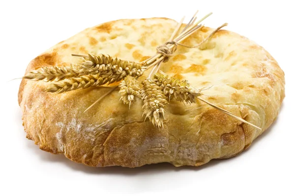 피타 빵과 spikelets — 스톡 사진