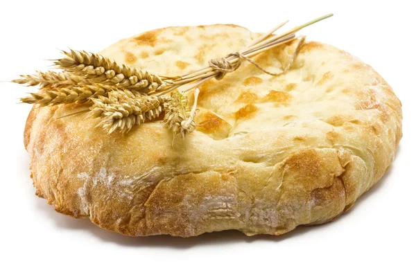 Pita brood en spikelets — Stockfoto