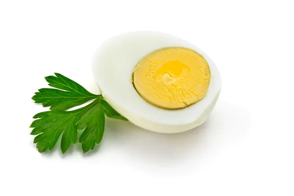 Half boiled egg — Stock Photo, Image