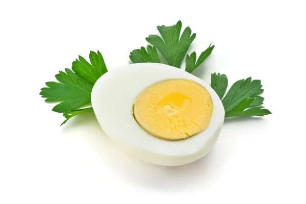 Half boiled egg — Stock Photo, Image