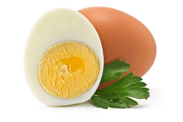 Half boiled egg — Stock Photo, Image