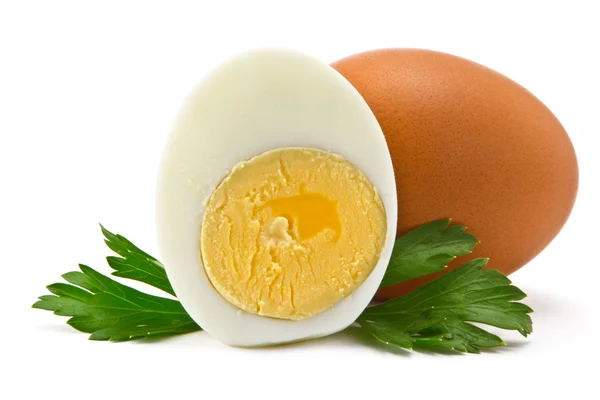 Half boiled eggs — Stock Photo, Image