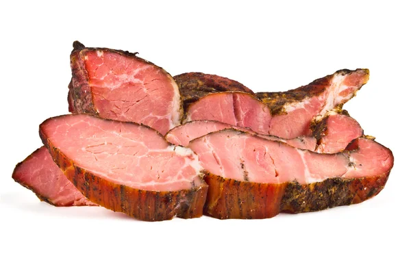 Geräuchertes Fleisch — Stockfoto