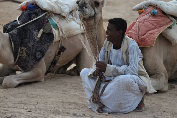 Quad Safari Bedouin Village Egito — Fotografia de Stock