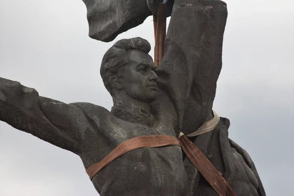 Kyiv Razes Soviet Monument Ukraine Russia Friendship — Fotografia de Stock