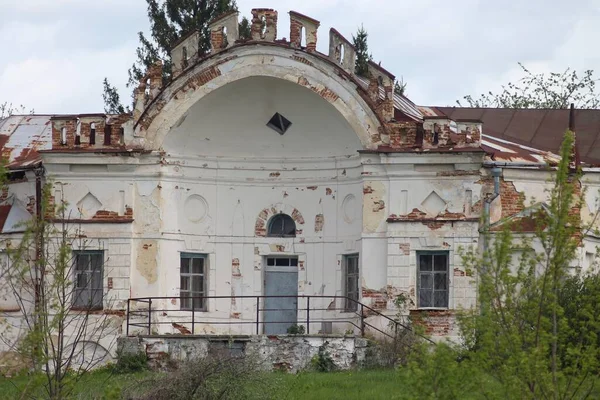 Vyshenki köyündeki Kont Rumyantsev-Zadunaisky 'nin malikanesi. Chernihiv bölgesi, Ukrayna