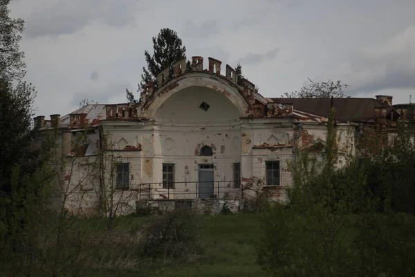 Zámek Hraběte Rumyantseva Zadunajského Vesnici Vyšenki Chernihiv Region Ukrajina — Stock fotografie