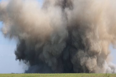 Russian Aerial Bombs And Unexploded Ordnance Disposal Near Chernihiv, Ukraine