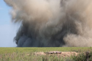 Russian Aerial Bombs And Unexploded Ordnance Disposal Near Chernihiv, Ukraine