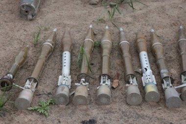 Russian Aerial Bombs And Unexploded Ordnance Disposal Near Chernihiv, Ukraine