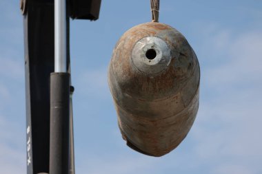 Russian Aerial Bombs And Unexploded Ordnance Disposal Near Chernihiv, Ukraine