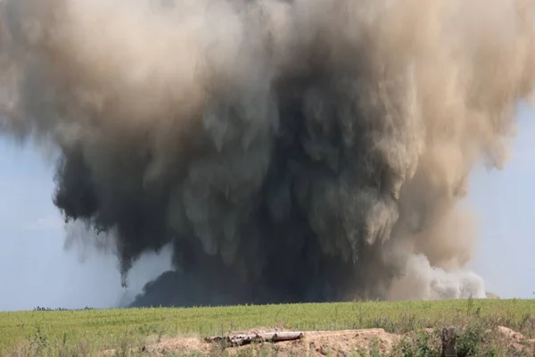 Russian Aerial Bombs And Unexploded Ordnance Disposal Near Chernihiv, Ukraine