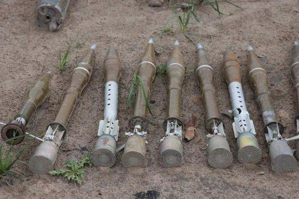 Russian Aerial Bombs And Unexploded Ordnance Disposal Near Chernihiv, Ukraine