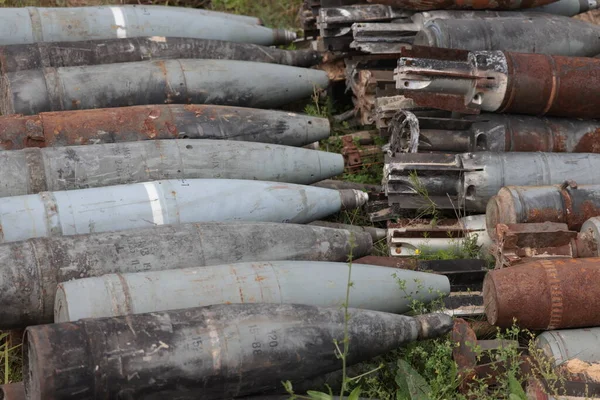 Ρωσικές Αεροπορικές Βόμβες Και Αναμενόμενη Διάθεση Πυρομαχικών Κοντά Στο Chernihiv — Φωτογραφία Αρχείου